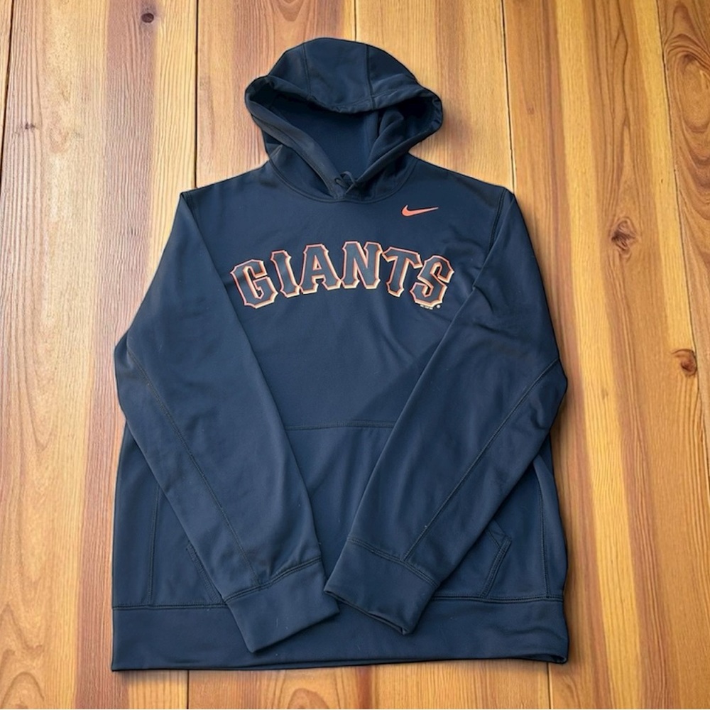 San Francisco Giants Mens Sweater Hoodie Medium Size Like New!